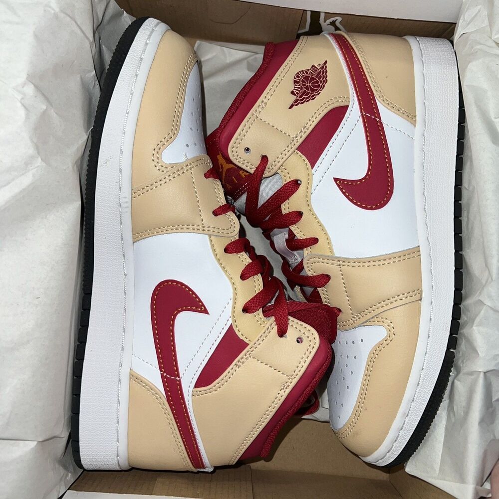 NEW in box nike jordan 1 mid curry light youth 6 brand new sneakers shoes